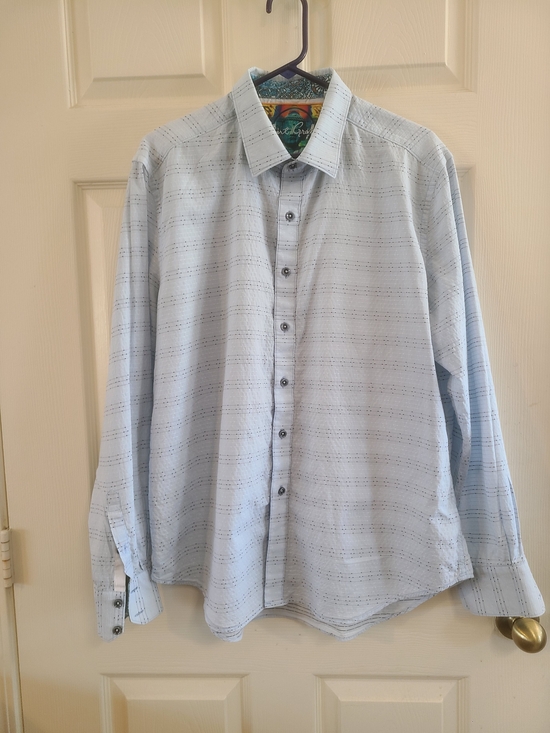 Robert Graham Other - Robert Graham Light Blue Men’s Button-Down Shirt Size XL Classic Fit